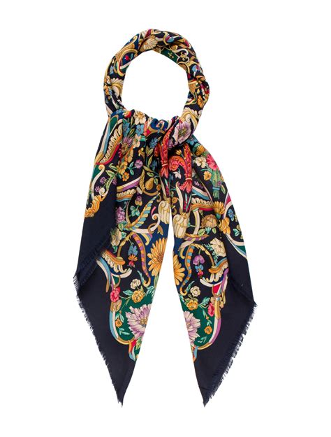 flower by gucci|Gucci flower print scarf.